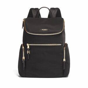 TUMI Black and Gold Bethany Backpack